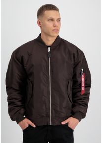 Herren Bomberjacke "Alpha Industries Men - Bomber Jackets MA-1 CS", braun, Gr. XL, Alpha Industries, Obermaterial: 100% Nylon, Futter: 100% Nylon,