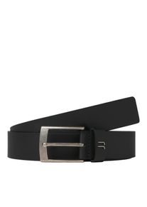 Jack & Jones JACK & JONES Damen Ledergürtel "JACDALLAS BELT NOOS", schwarz, modisch, Gr. 90, unifarben, Leder, Gürtel