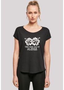 F4NT4STIC Damen T-Shirt "You had me at Aloha", schwarz, casual, Gr. S, Obermaterial: 100% Baumwolle, Shirts, Premium Qualität