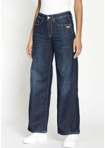 Gang Damen Weite Jeans "94CARLOTTA", blau, casual, Gr. 28, Denim/Jeans, Obermaterial: 88% Baumwolle, 8% Elastomultiester, 4% Elasthan, Jeans, weiter