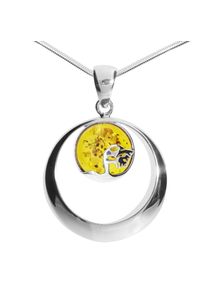 OSTSEE-SCHMUCK Damen Kette mit Anhänger "OSTSEE-SCHMUCK Kette mit Anhänger Windflüchter 30 mm", 42cm, Silber 925 (Sterlingsilber), L: 42cm, silber,