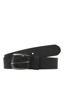 Jack & Jones JACK & JONES Damen Ledergürtel "JACMICHAEL LEATHER BELT SN", schwarz, modisch, Gr. 105, unifarben, Leder, Gürtel