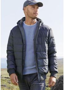 John Devin Herren Steppjacke, blau, casual, Gr. L, unifarben, Web, Obermaterial: 100% Polyester. Futter: 100% Polyester. Wattierung: 100% Polyester,