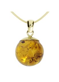 OSTSEE-SCHMUCK Damen Kette mit Anhänger "OSTSEE-SCHMUCK Kette mit Anhänger Fanja Kette mit Anhänger Fanja", 42cm, Gelbgold 333, L: 42cm, gold,