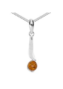 OSTSEE-SCHMUCK Damen Kette mit Anhänger "OSTSEE-SCHMUCK Kette mit Anhänger Jora Kette mit Anhänger Jora", 42cm, Silber 925 (Sterlingsilber), L: 42cm,