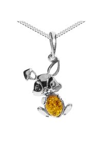 OSTSEE-SCHMUCK Damen Kette mit Anhänger "OSTSEE-SCHMUCK Kette mit Anhänger Hase Kette mit Anhänger Hase", 42cm, Silber 925 (Sterlingsilber), L: 42cm,