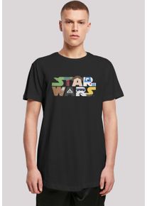 F4NT4STIC Herren T-Shirt "Star Wars Character Logo", schwarz, casual, Gr. XXL, Obermaterial: 100% Baumwolle, Shirts, Print