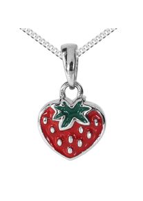 OSTSEE-SCHMUCK Damen Kette mit Anhänger "OSTSEE-SCHMUCK Kette mit Anhänger Erdbeere", 40cm, Silber 925 (Sterlingsilber), L: 40cm, silber, Silber 925