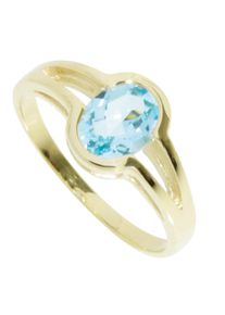 OSTSEE-SCHMUCK Damen Fingerring "OSTSEE-SCHMUCK Ring Kristen Ring Kristen", Gr. 58 (18,5), Gelbgold 333, gold, Gelbgold 333, Fingerringe