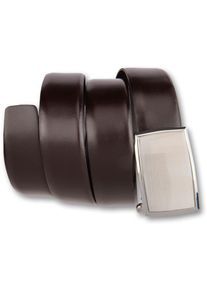 Bernd Götz BERND GÖTZ Damen Koppelgürtel, braun, klassisch,modisch,elegant,festlich, Gr. 95, unifarben, Leder, Gürtel, mit stufenlosem Automatikverschluss