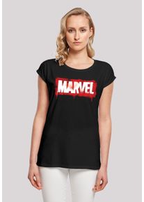 F4NT4STIC Damen T-Shirt "Marvel Logo", schwarz, casual, Gr. XXL, Obermaterial: 100% Baumwolle, Shirts, Print