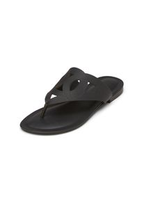 Marc O'Polo MARC O'POLO Damen Sandale "aus edlem Kalbleder", Gr. 36, schwarz, Obermaterial: 100% Leder (Rind), unifarben, Schuhe