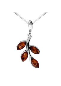 OSTSEE-SCHMUCK Damen Kette mit Anhänger "OSTSEE-SCHMUCK Kette mit Anhänger Dana Kette mit Anhänger Dana", 42cm, Silber 925 (Sterlingsilber), L: 42cm,