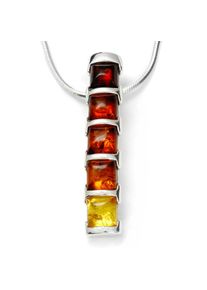 OSTSEE-SCHMUCK Damen Kette mit Anhänger "OSTSEE-SCHMUCK Kette mit Anhänger Gleiter-Rosika", 42cm, Silber 925 (Sterlingsilber), L: 42cm, silber,