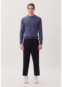 Herren Strickpullover, grau, Gr. S, STUDIO SEIDENSTICKER, 90% Merino-Wolle 10% Seide, Pullover, 1/1 Rundhals