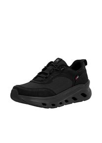 RIEKER SPORT Herren Slip-On Sneaker, Gr. 46, schwarz, Nubuklederimitat, Textil, unifarben, sportlich, Schuhe, Schlupfschuh, Halbschuh, Freizeitschuh