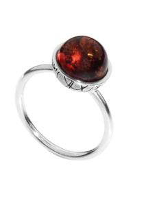 OSTSEE-SCHMUCK Damen Fingerring "OSTSEE-SCHMUCK Ring Kugel 10 mm-Sarah Vicenca", Gr. 52 (16,6), Silber 925 (Sterlingsilber), silber, Silber 925