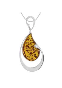 OSTSEE-SCHMUCK Damen Kette mit Anhänger "OSTSEE-SCHMUCK Kette mit Anhänger Maxima", 42cm, Silber 925 (Sterlingsilber), L: 42cm, silber, Silber 925