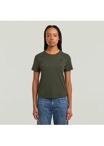 G-Star Raw G-STAR Damen T-Shirt "Nifous", grau, casual, Gr. XL, unifarben, Single Jersey, Obermaterial: 100% Baumwolle, Shirts, mit kleiner Logo-Stickerei