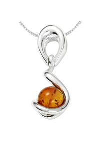 OSTSEE-SCHMUCK Damen Kette mit Anhänger "OSTSEE-SCHMUCK Kette mit Anhänger Manja Kette mit Anhänger Manja", 42cm, Silber 925 (Sterlingsilber), L: