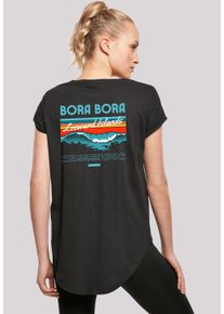 F4NT4STIC Damen T-Shirt "Bora Bora Leewards Island", schwarz, casual, Gr. S, Obermaterial: 100% Baumwolle, Shirts, Premium Qualität