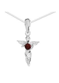 OSTSEE-SCHMUCK Damen Kette mit Anhänger "OSTSEE-SCHMUCK Kette mit Anhänger kleine Elfe", 42cm, Silber 925 (Sterlingsilber), L: 42cm, silber, Silber