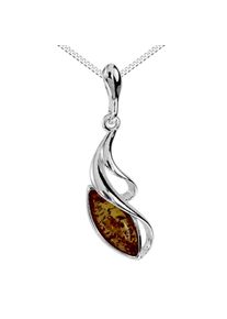 OSTSEE-SCHMUCK Damen Kette mit Anhänger "OSTSEE-SCHMUCK Kette mit Anhänger Cady Kette mit Anhänger Cady", 45cm, Silber 925 (Sterlingsilber), L: 42cm,