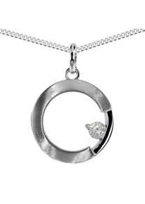 OSTSEE-SCHMUCK Damen Kette mit Anhänger "OSTSEE-SCHMUCK Kette mit Anhänger Adele Kette mit Anhänger Adele", 45cm, Silber 925 (Sterlingsilber), L: