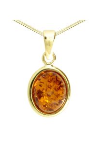 OSTSEE-SCHMUCK Damen Kette mit Anhänger "OSTSEE-SCHMUCK Kette mit Anhänger Classic 10x8 mm", 42cm, Gelbgold 333, L: 42cm, gold, Gelbgold 333,