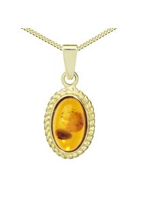 OSTSEE-SCHMUCK Damen Kette mit Anhänger "OSTSEE-SCHMUCK Kette mit Anhänger Julie Kette mit Anhänger Julie", 42cm, Gelbgold 333, L: 42cm, gold,