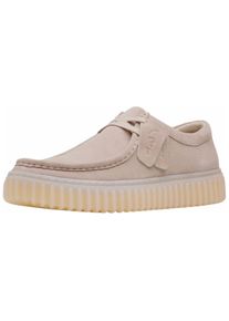 Clarks Herren Schnürschuh "Clarks Halbschuhe Veloursleder", Gr. 41,5, grau, Veloursleder, casual, Schuhe