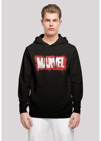 F4NT4STIC Herren Kapuzenpullover "Marvel Logo", schwarz, casual, Gr. XXL, Obermaterial: 50% Baumwolle, 50% Polyester, Pullover, Print