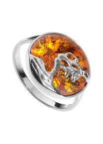 OSTSEE-SCHMUCK Damen Fingerring "OSTSEE-SCHMUCK Ring Windflüchter 15 mm Ring Windflüchter 15 mm", Gr. 54 (17,2), Silber 925 (Sterlingsilber), silber,