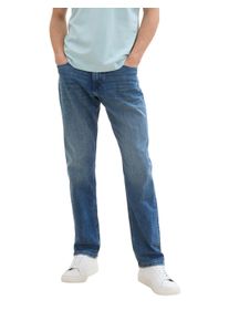 Tom Tailor Herren Straight-Jeans "MARVIN", blau, casual, Gr. 32, unifarben, Denim/Jeans, Obermaterial: 98% Baumwolle, 2% Elasthan, Jeans, im