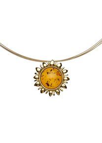 OSTSEE-SCHMUCK Damen Collier "OSTSEE-SCHMUCK Collier Sonne Collier Sonne", 42cm, Gelbgold 333, L: 42cm, gold, Gelbgold 333, Halsketten