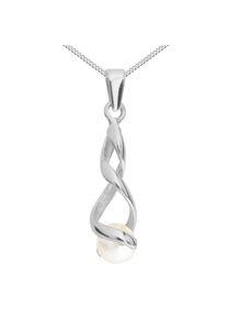 OSTSEE-SCHMUCK Damen Kette mit Anhänger "OSTSEE-SCHMUCK Kette mit Anhänger Lusia Kette mit Anhänger Lusia", 42cm, Silber 925 (Sterlingsilber), L: