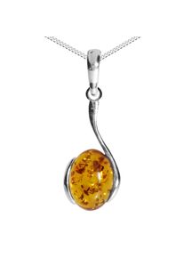OSTSEE-SCHMUCK Damen Kette mit Anhänger "OSTSEE-SCHMUCK Kette mit Anhänger Lennja", 45cm, Silber 925 (Sterlingsilber), L: 42cm, silber, Silber 925