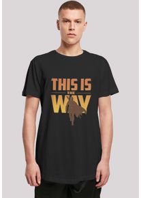 F4NT4STIC Herren T-Shirt "Star Wars Mandalorian This Is The Way", schwarz, casual, Gr. XXL, Obermaterial: 100% Baumwolle, Shirts, Print