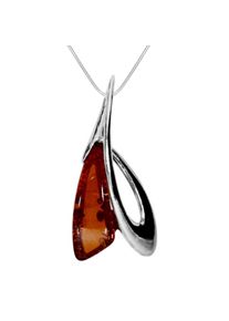 OSTSEE-SCHMUCK Damen Kette mit Anhänger "OSTSEE-SCHMUCK Kette mit Anhänger Gleiter-Terese", 42cm, Silber 925 (Sterlingsilber), L: 42cm, silber,
