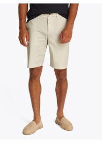 Tommy Hilfiger Herren Shorts "HARLEM PRINTED STRUCTURE SHORT"ivory silk, casual, Gr. 36, Web, Obermaterial: 96% Baumwolle, 4% Elasthan, Hosen, Mit