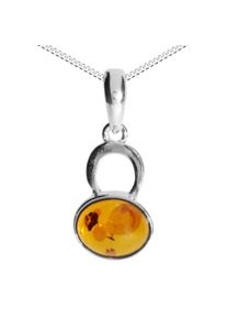 OSTSEE-SCHMUCK Damen Kette mit Anhänger "OSTSEE-SCHMUCK Kette mit Anhänger Hedda Kette mit Anhänger Hedda", 42cm, Silber 925 (Sterlingsilber), L: