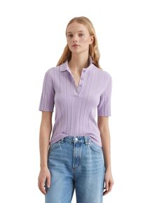Marc O'Polo Damen Poloshirt "aus Organic Cotton", lila, Gr. M, MARC O'POLO DENIM, unifarben, Obermaterial: 78% Baumwolle, 22% Polyamid, Shirts