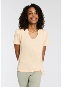 Killtec Damen T-Shirt "LILLEO WMN TSHRT F", orange, sportlich, Gr. 34, Obermaterial: 90% Polyester, 10% Elasthan, Shirts