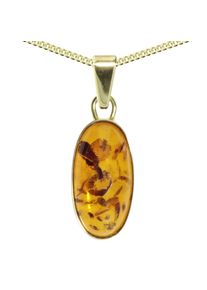 OSTSEE-SCHMUCK Damen Kette mit Anhänger "OSTSEE-SCHMUCK Kette mit Anhänger Classic 16x8", 42cm, Gelbgold 333, L: 42cm, gold, Gelbgold 333, Halsketten