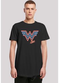 F4NT4STIC Herren T-Shirt "DC Comics Wonder Woman 84 Neon Emblem", schwarz, casual, Gr. XL, Obermaterial: 100% Baumwolle, Shirts, Print