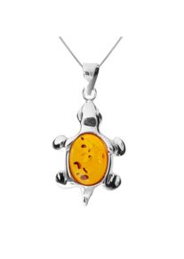 OSTSEE-SCHMUCK Damen Kette mit Anhänger "OSTSEE-SCHMUCK Kette mit Anhänger Schildkröte", 42cm, Silber 925 (Sterlingsilber), L: 42cm, silber, Silber
