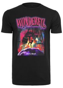 MisterTee Herren T-Shirt "MisterTee Herren Wonderful Tee", schwarz, casual, Gr. XL, unifarben, 100% Baumwolle, Shirts