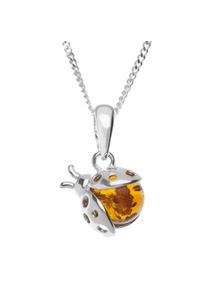 OSTSEE-SCHMUCK Damen Kette mit Anhänger "OSTSEE-SCHMUCK Kette mit Anhänger Marienkäfer", 40cm, Silber 925 (Sterlingsilber), L: 40cm, silber, Silber