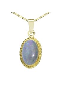 OSTSEE-SCHMUCK Damen Kette mit Anhänger "OSTSEE-SCHMUCK Kette mit Anhänger Julie Kette mit Anhänger Julie", 42cm, Gelbgold 333, L: 42cm, gold,