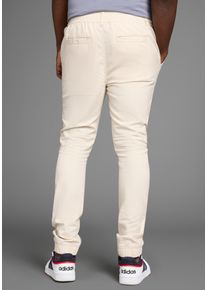 DELMAO Herren Leinenhose, beige, casual, Gr. XXL, Leinenoptik, Web, Obermaterial: 55% Leinen, 45% Baumwolle, Hosen, Leinenhose mit Kordelzug